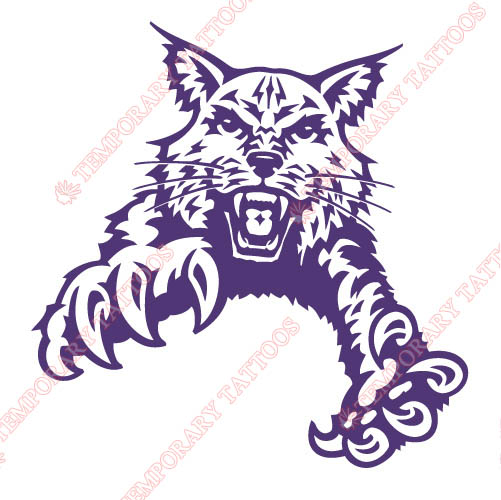 Abilene Christian Wildcats 1997-2012 Partial Customize Temporary Tattoos Stickers NO.3677